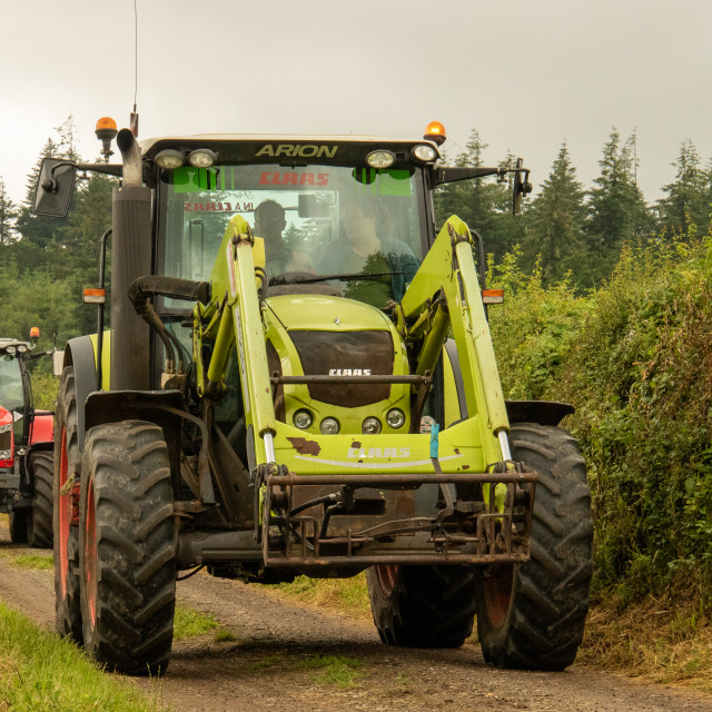 "Dorset County Show Tractor Run 21" by Dorset Rural Photography - £5.00 "Dorset County Show Tractor Run 21" stock image