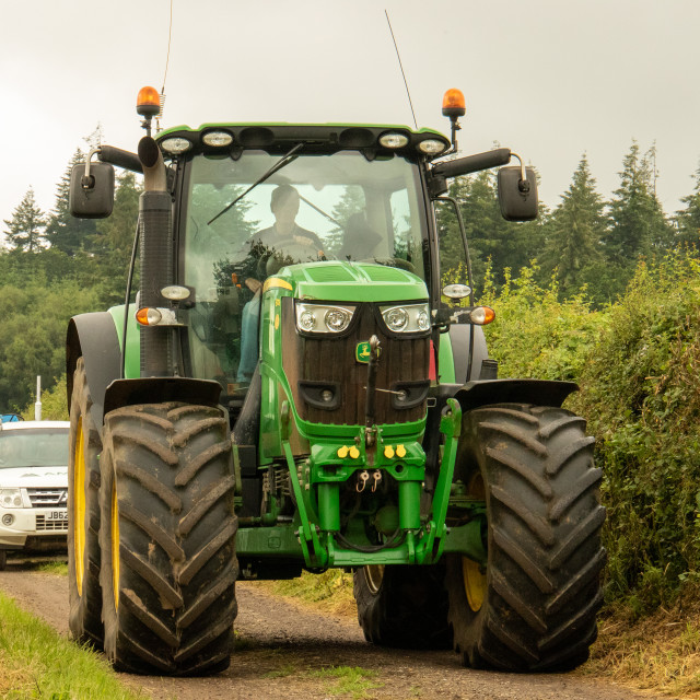 "Dorset County Show Tractor Run 21" by Dorset Rural Photography - £5.00 "Dorset County Show Tractor Run 21" stock image