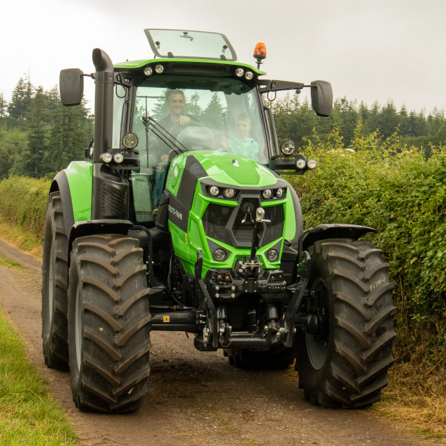 "Dorset County Show Tractor Run 21" by Dorset Rural Photography - £5.00 "Dorset County Show Tractor Run 21" stock image