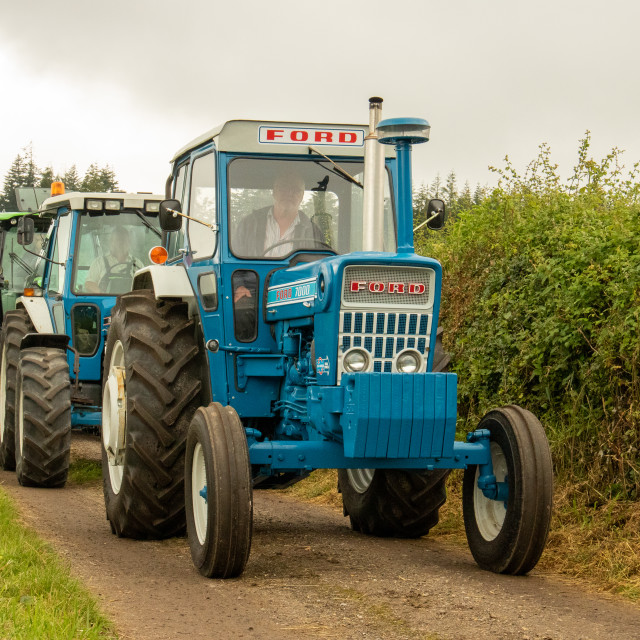 "Dorset County Show Tractor Run 21" by Dorset Rural Photography - £5.00 "Dorset County Show Tractor Run 21" stock image