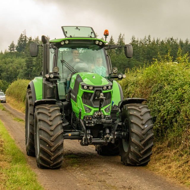 "Dorset County Show Tractor Run 21" by Dorset Rural Photography - £5.00 "Dorset County Show Tractor Run 21" stock image