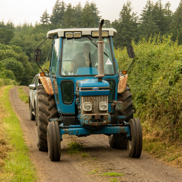 "Dorset County Show Tractor Run 21" by Dorset Rural Photography - £5.00 "Dorset County Show Tractor Run 21" stock image
