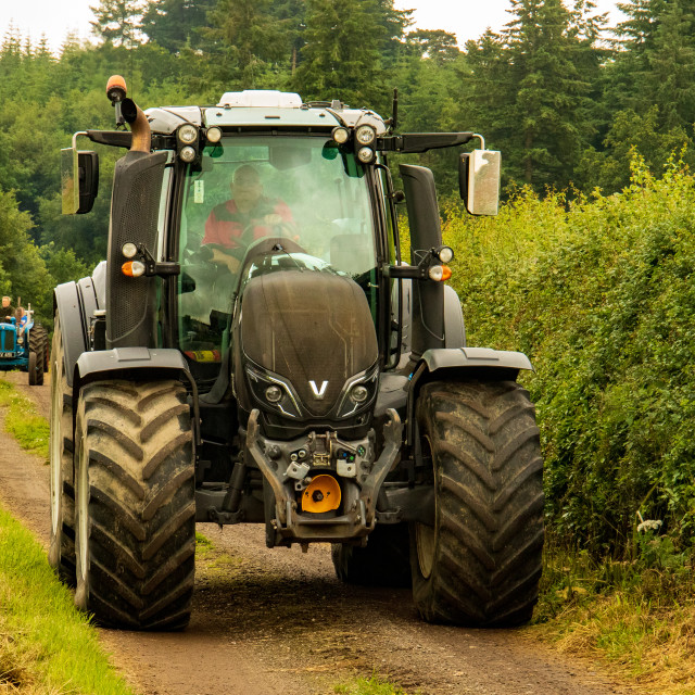"Dorset County Show Tractor Run 21" by Dorset Rural Photography - £5.00 "Dorset County Show Tractor Run 21" stock image