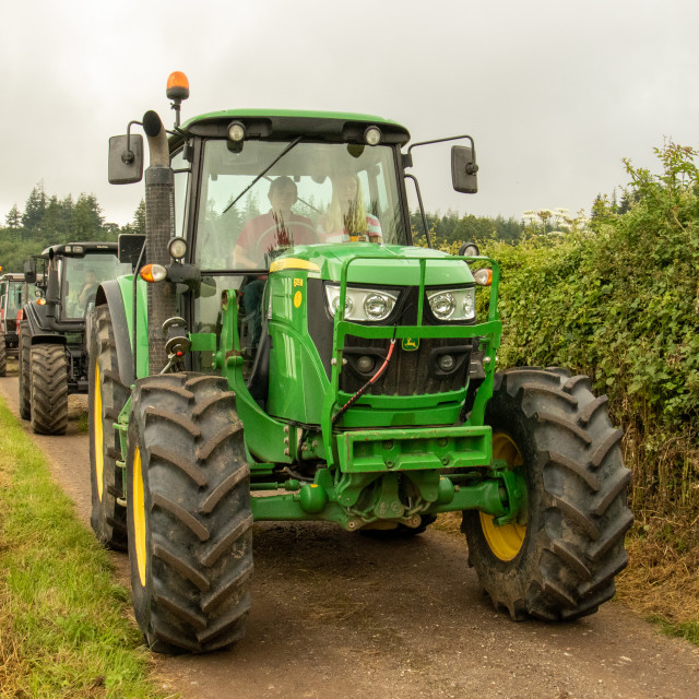 "Dorset County Show Tractor Run 21" by Dorset Rural Photography - £5.00 "Dorset County Show Tractor Run 21" stock image