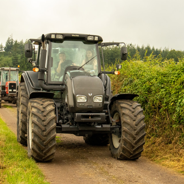 "Dorset County Show Tractor Run 21" by Dorset Rural Photography - £5.00 "Dorset County Show Tractor Run 21" stock image