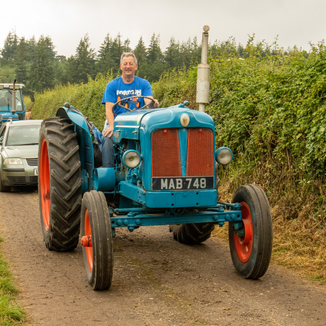 "Dorset County Show Tractor Run 21" by Dorset Rural Photography - £5.00 "Dorset County Show Tractor Run 21" stock image