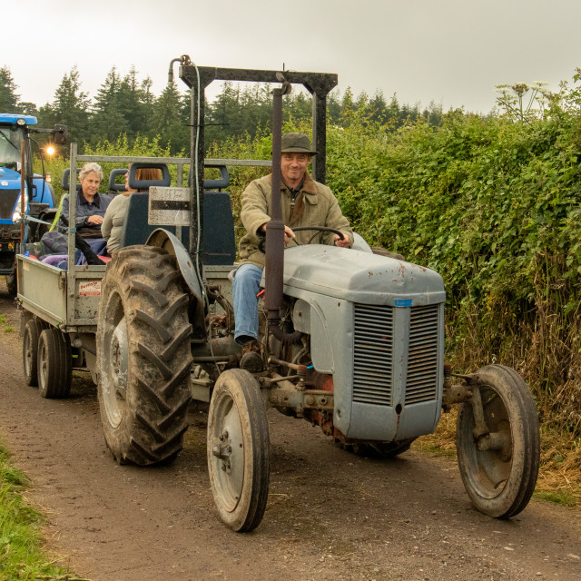 "Dorset County Show Tractor Run 21" by Dorset Rural Photography - £5.00 "Dorset County Show Tractor Run 21" stock image