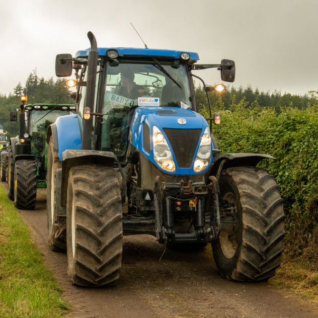 "Dorset County Show Tractor Run 21" by Dorset Rural Photography - £5.00 "Dorset County Show Tractor Run 21" stock image