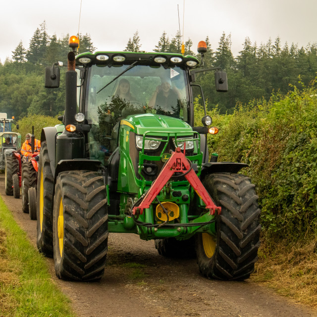"Dorset County Show Tractor Run 21" by Dorset Rural Photography - £5.00 "Dorset County Show Tractor Run 21" stock image