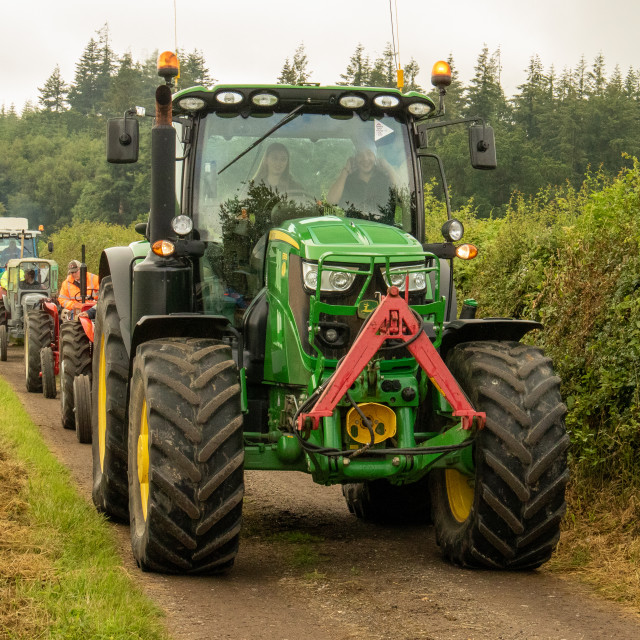 "Dorset County Show Tractor Run 21" by Dorset Rural Photography - £5.00 "Dorset County Show Tractor Run 21" stock image