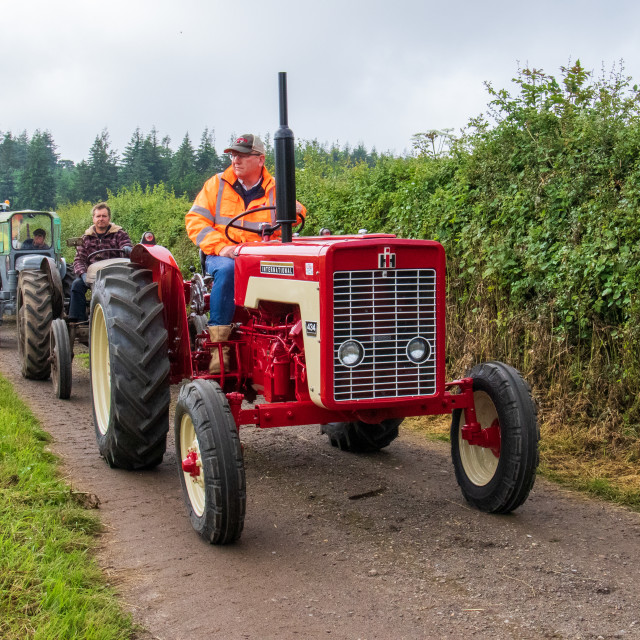 "Dorset County Show Tractor Run 21" by Dorset Rural Photography - £5.00 "Dorset County Show Tractor Run 21" stock image