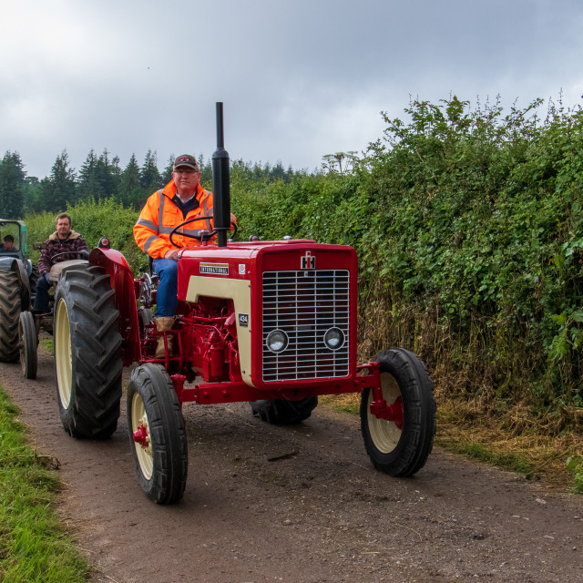 "Dorset County Show Tractor Run 21" by Dorset Rural Photography - £5.00 "Dorset County Show Tractor Run 21" stock image