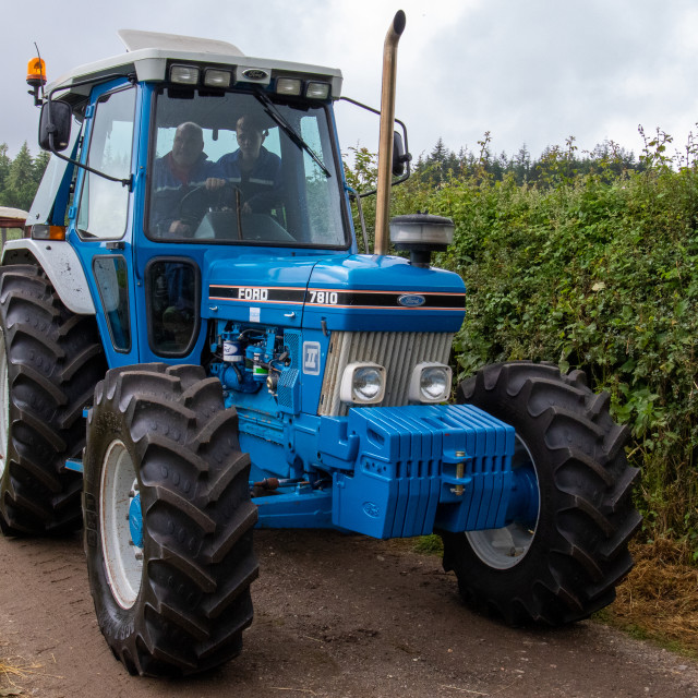 "Dorset County Show Tractor Run 21" by Dorset Rural Photography - £5.00 "Dorset County Show Tractor Run 21" stock image