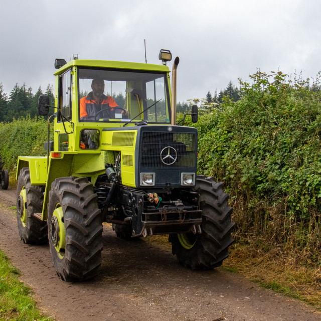 "Dorset County Show Tractor Run 21" by Dorset Rural Photography - £5.00 "Dorset County Show Tractor Run 21" stock image