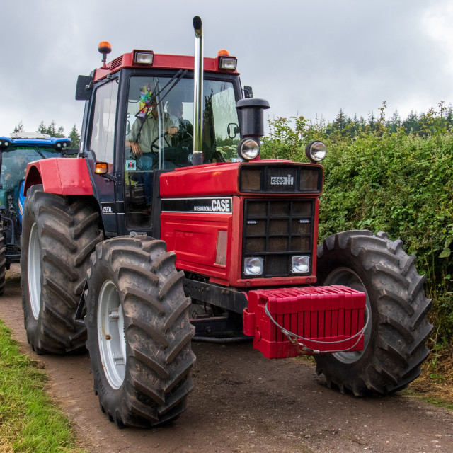 "Dorset County Show Tractor Run 21" by Dorset Rural Photography - £5.00 "Dorset County Show Tractor Run 21" stock image