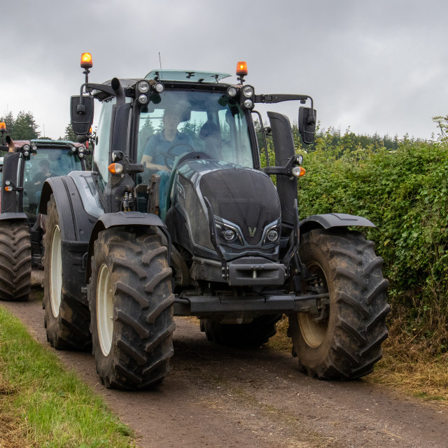 "Dorset County Show Tractor Run 21" by Dorset Rural Photography - £5.00 "Dorset County Show Tractor Run 21" stock image