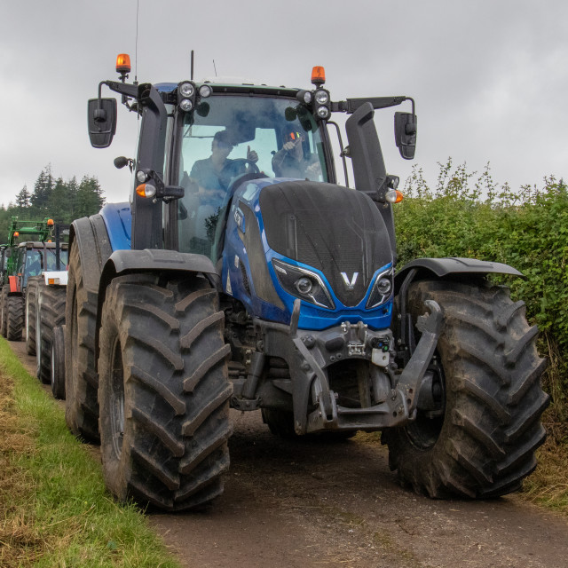 "Dorset County Show Tractor Run 21" by Dorset Rural Photography - £5.00 "Dorset County Show Tractor Run 21" stock image