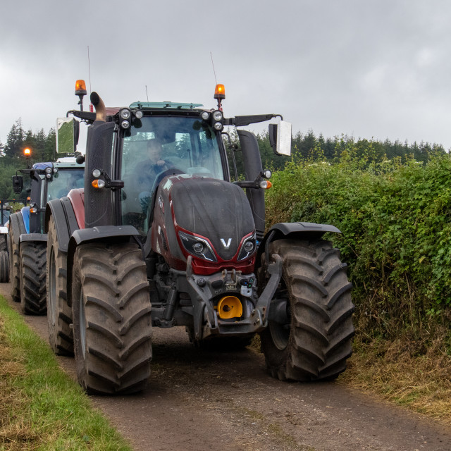 "Dorset County Show Tractor Run 21" by Dorset Rural Photography - £5.00 "Dorset County Show Tractor Run 21" stock image