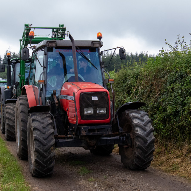 "Dorset County Show Tractor Run 21" by Dorset Rural Photography - £5.00 "Dorset County Show Tractor Run 21" stock image