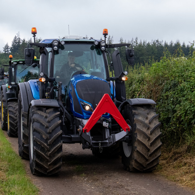 "Dorset County Show Tractor Run 21" by Dorset Rural Photography - £5.00 "Dorset County Show Tractor Run 21" stock image