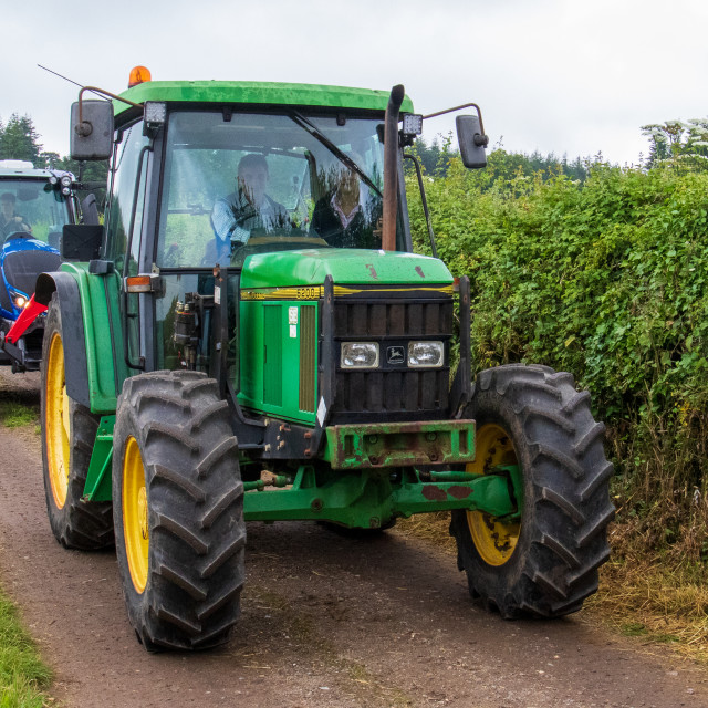 "Dorset County Show Tractor Run 21" by Dorset Rural Photography - £5.00 "Dorset County Show Tractor Run 21" stock image