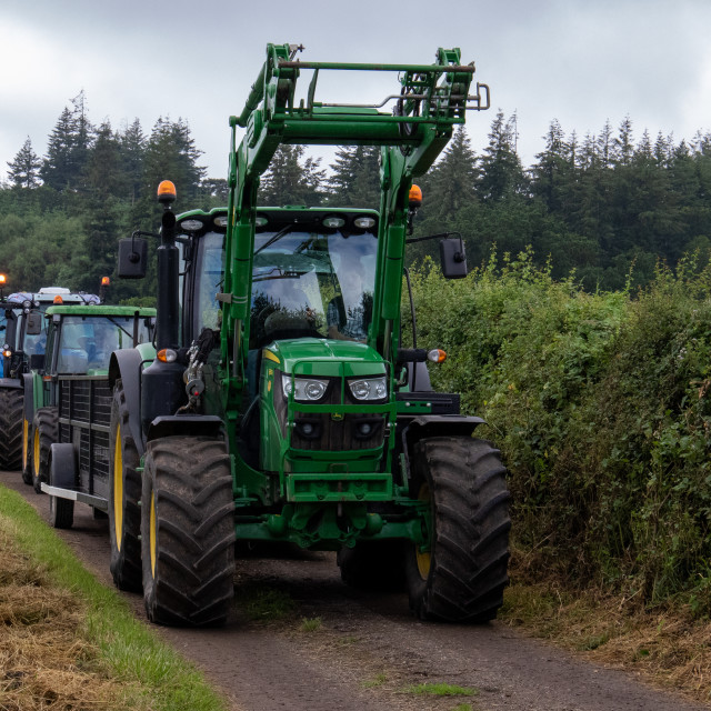 "Dorset County Show Tractor Run 21" by Dorset Rural Photography - £5.00 "Dorset County Show Tractor Run 21" stock image