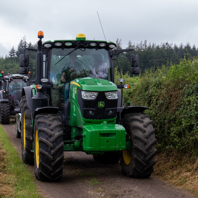 "Dorset County Show Tractor Run 21" by Dorset Rural Photography - £5.00 "Dorset County Show Tractor Run 21" stock image