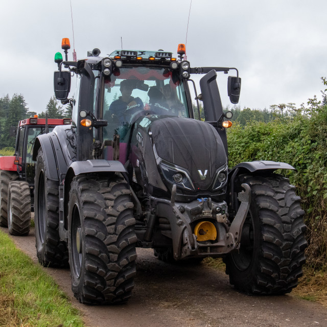 "Dorset County Show Tractor Run 21" by Dorset Rural Photography - £5.00 "Dorset County Show Tractor Run 21" stock image