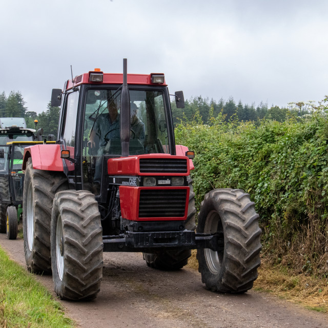 "Dorset County Show Tractor Run 21" by Dorset Rural Photography - £5.00 "Dorset County Show Tractor Run 21" stock image