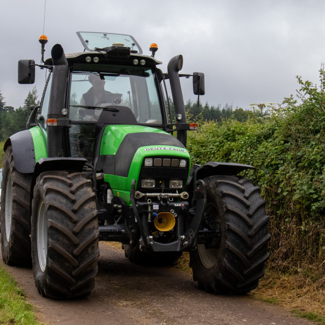 "Dorset County Show Tractor Run 21" by Dorset Rural Photography - £5.00 "Dorset County Show Tractor Run 21" stock image