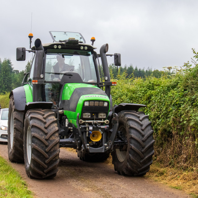 "Dorset County Show Tractor Run 21" by Dorset Rural Photography - £5.00 "Dorset County Show Tractor Run 21" stock image