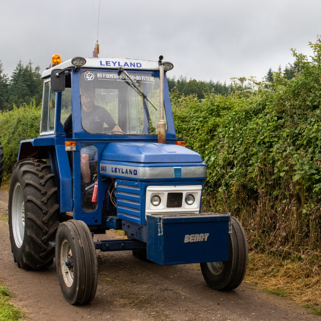 "Dorset County Show Tractor Run 21" by Dorset Rural Photography - £5.00 "Dorset County Show Tractor Run 21" stock image