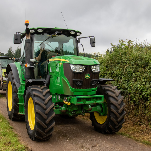 "Dorset County Show Tractor Run 21" by Dorset Rural Photography - £5.00 "Dorset County Show Tractor Run 21" stock image