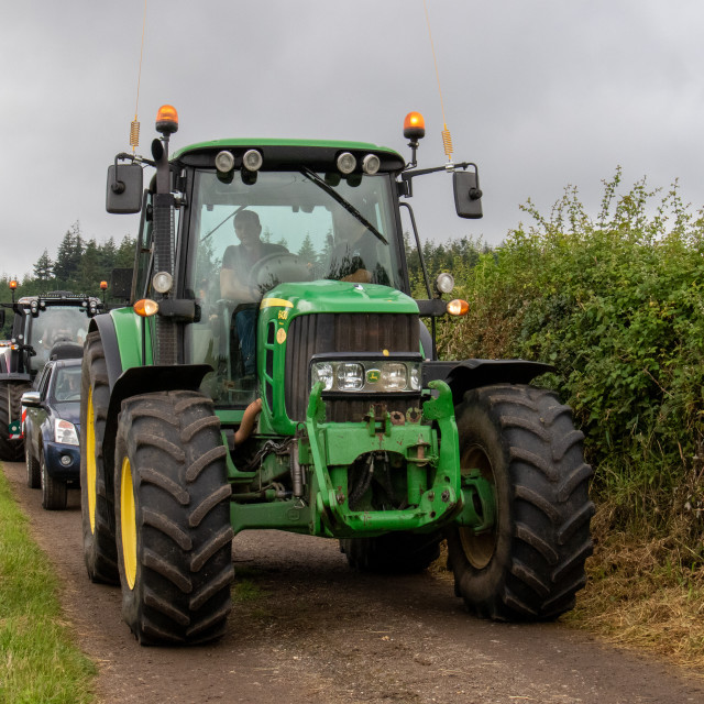 "Dorset County Show Tractor Run 21" by Dorset Rural Photography - £5.00 "Dorset County Show Tractor Run 21" stock image