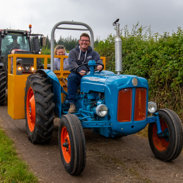 "Dorset County Show Tractor Run 21" by Dorset Rural Photography - £5.00 "Dorset County Show Tractor Run 21" stock image