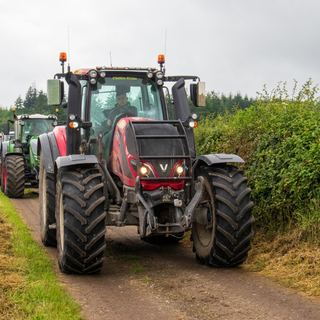 "Dorset County Show Tractor Run 21" by Dorset Rural Photography - £5.00 "Dorset County Show Tractor Run 21" stock image