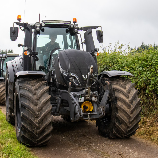 "Dorset County Show Tractor Run 21" by Dorset Rural Photography - £5.00 "Dorset County Show Tractor Run 21" stock image