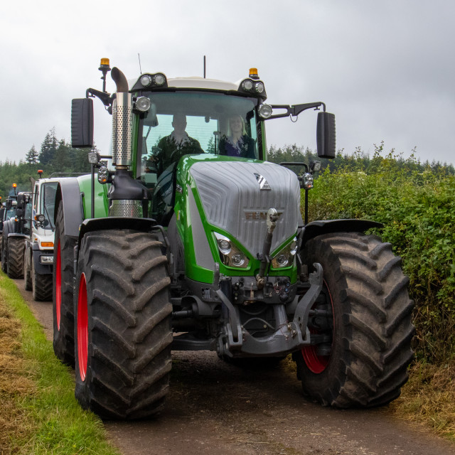 "Dorset County Show Tractor Run 21" by Dorset Rural Photography - £5.00 "Dorset County Show Tractor Run 21" stock image