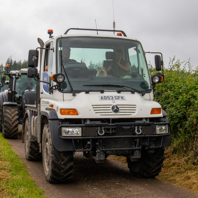 "Dorset County Show Tractor Run 21" by Dorset Rural Photography - £5.00 "Dorset County Show Tractor Run 21" stock image