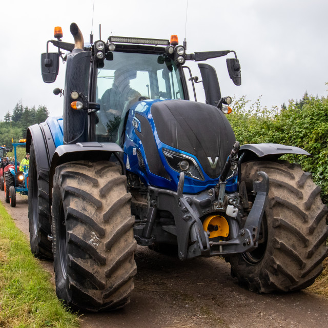 "Dorset County Show Tractor Run 21" by Dorset Rural Photography - £5.00 "Dorset County Show Tractor Run 21" stock image
