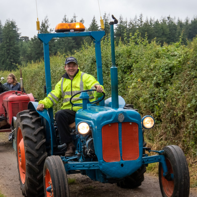 "Dorset County Show Tractor Run 21" by Dorset Rural Photography - £5.00 "Dorset County Show Tractor Run 21" stock image