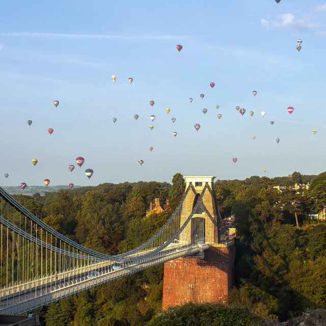 "Bristol Balloons" by Pete Griffiths - £10.00 "Bristol Balloons" stock image