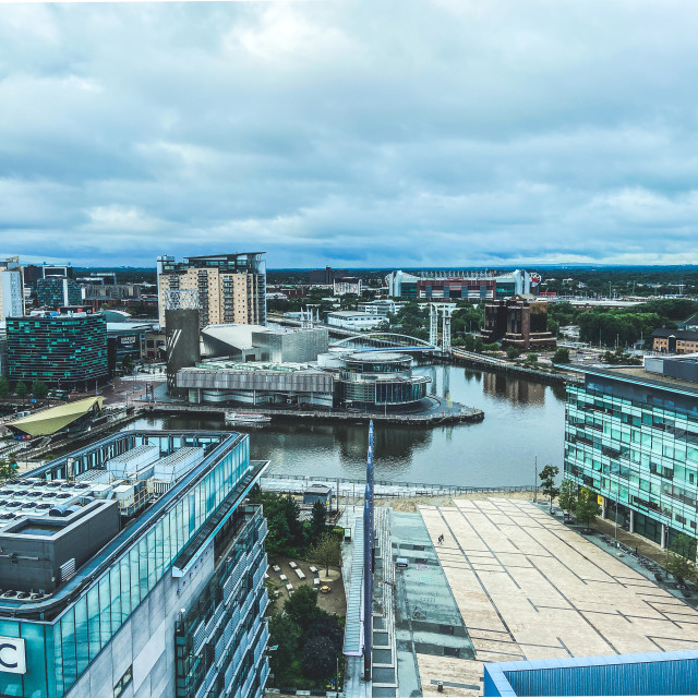 "Media City views" stock image