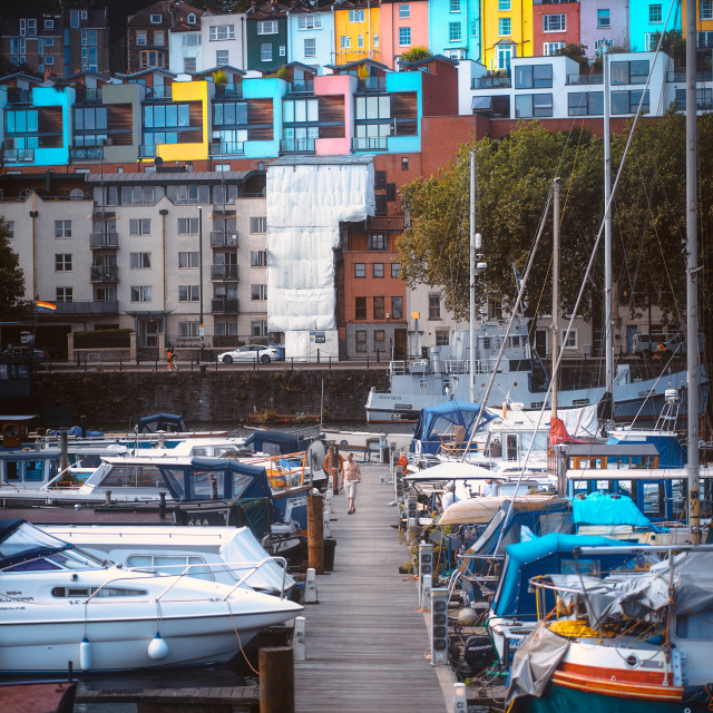 "Colourful Bristol" by Pete Griffiths - £10.00 "Colourful Bristol" stock image