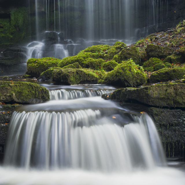 "Europa, Grossbritannien, England, Yorkshire, bei Settle, Wasserfall" stock image