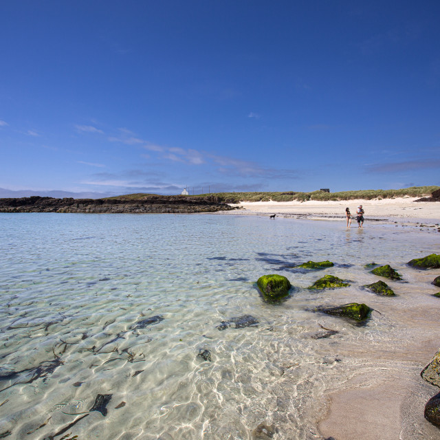 "Summer in Clachtoll, Scottish Highlands" by John McGowan - £10.00 "Summer in Clachtoll, Scottish Highlands" stock image