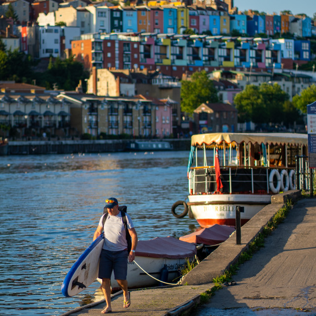 "Life in Bristol" by Pete Griffiths - £10.00 "Life in Bristol" stock image