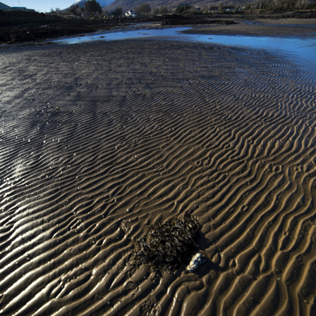 "Ripples in the Skye - A View from Broadford Beach" by John McGowan - £10.00 "Ripples in the Skye - A View from Broadford Beach" stock image