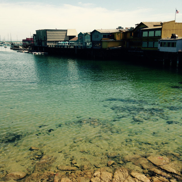 "Cannery Row- Monterey, CA" stock image