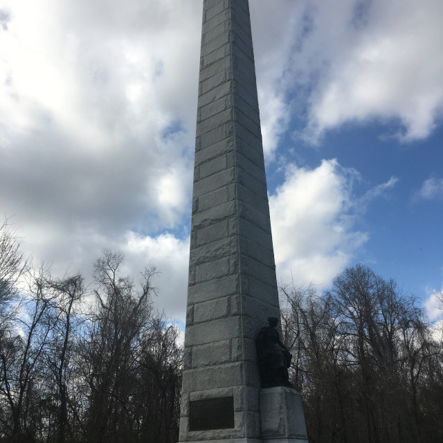 "Civil War Memorial Obelisk" stock image